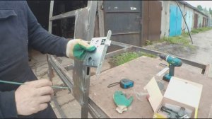 Как врезать замок в калитку . Установка замка .Сварной