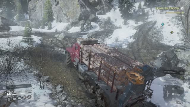 SnowRunner. Юкон. Пик Биг-Салмон. Контракт "Своим надо помогать" Часть №4 смотреть онлайн