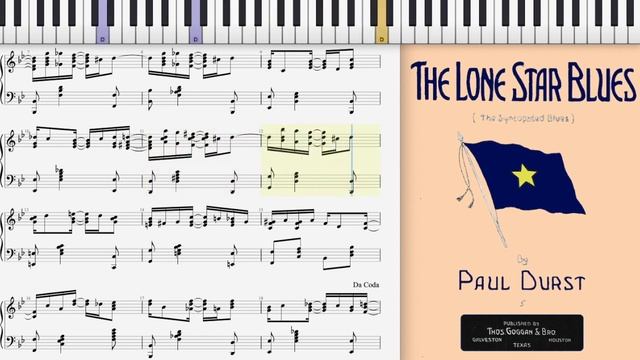 The Lone Star Blues by Paul Durst (Dorian Henry, piano rendition) смотреть онлайн