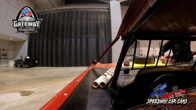 #39 Tim McCreadie - Gateway Dirt Nationals 2018 - day 2 - Super Late Model - In Car Camera смотреть онлайн