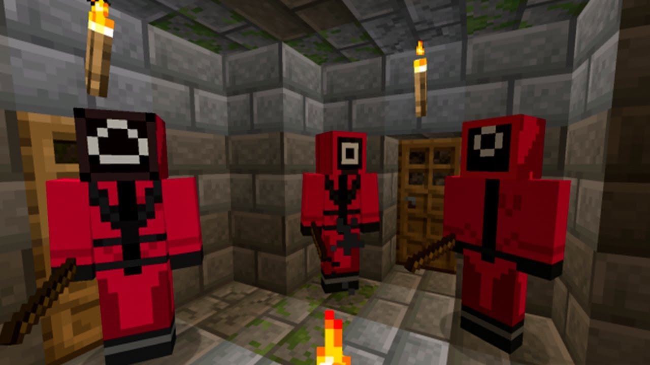 Мод игра в кальмара в майнкрафт! мод на майнкрафт 1.16.5 который добавляет мобов из игры в кальмара смотреть онлайн