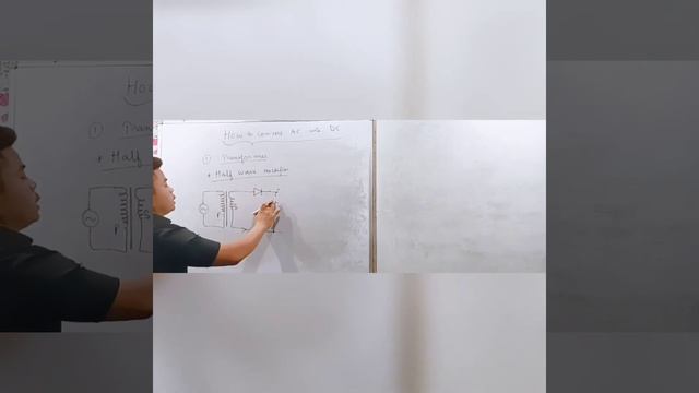 HOW TO CONVERT AC INTO DC BY USING TRANSFORMER and DIODE смотреть онлайн