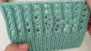 ПРОСТОЙ УЗОР СПИЦАМИ для ЖИЛЕТА/ШАЛИ/СВИТЕРА/КАРДИГАН 2026! 🧶✨