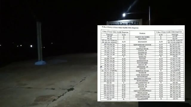 VELANKANNI - VASCO DA GAMA EXPRESS RESTARTED FROM 07/03/22 | VELANKANNI RAILWAY STATION OPENED 😍 смотреть онлайн