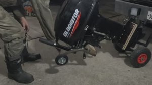 изготовление тележки для лодочного мотора