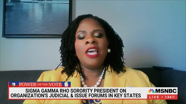 Sigma Gamma Rho International President Discusses Voter Engagement смотреть онлайн