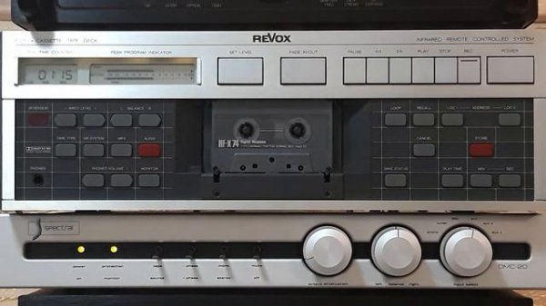 Revox b215 калибровка и запис