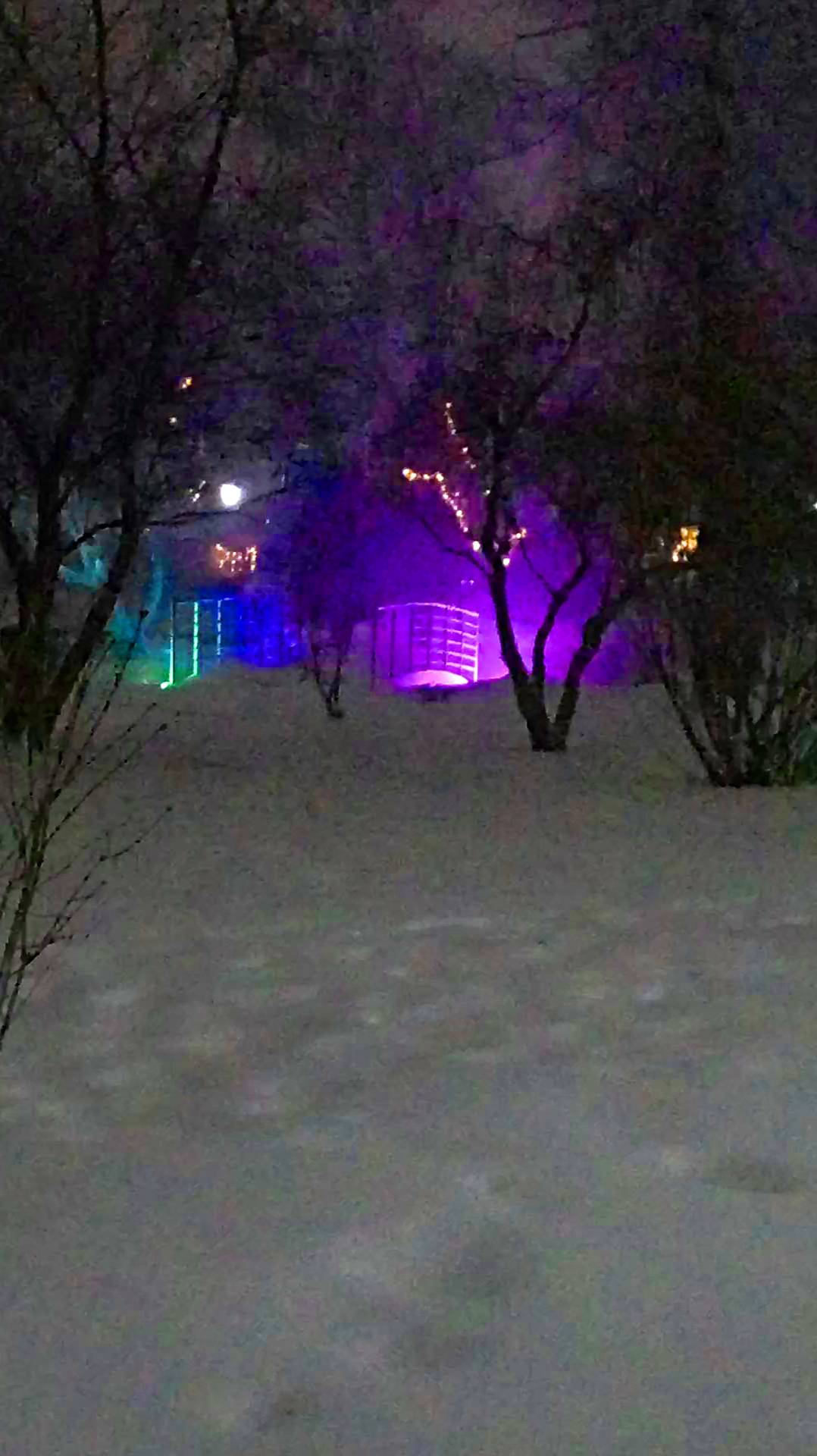 Нескучный зимний вечерний парк смотреть онлайн