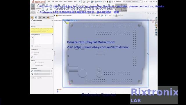Tutorial solidworks- olimexstm32h407 from step 2 casing part 1 смотреть онлайн