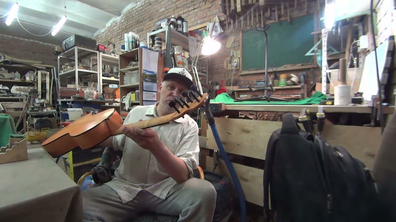 Гитара Lacote 1834 от мастера Антона Хорина. смотреть онлайн