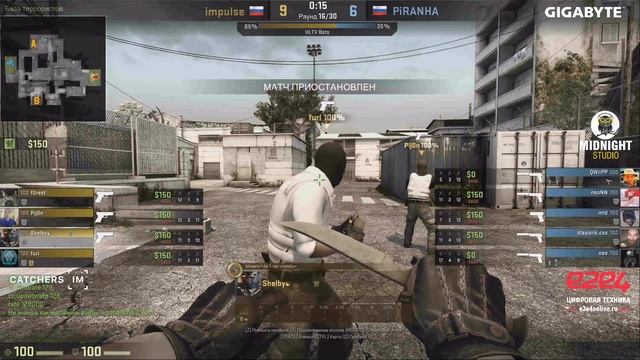 PiRANHA vs IMPULSE, map 1 - de_cache | Финал отборочных Sunrise Challenge 2017 смотреть онлайн