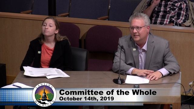 October 14th, 2019 Committee of the Whole смотреть онлайн