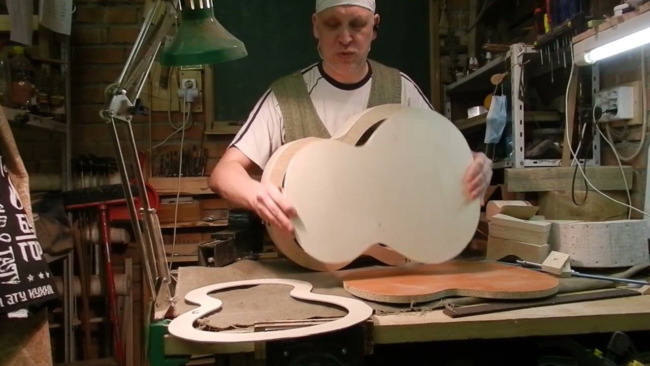 Комплект приспособлений для сборки корпуса гитары. смотреть онлайн