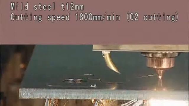 Mitsubishi Laser LVP-series SS t12mm Cutting смотреть онлайн
