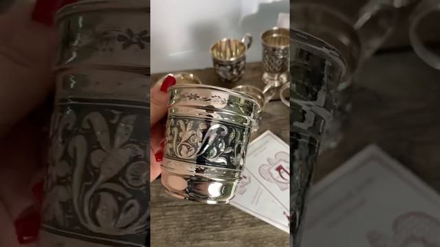 Кружка из серебра купить у производителя из Кубачи смотреть онлайн