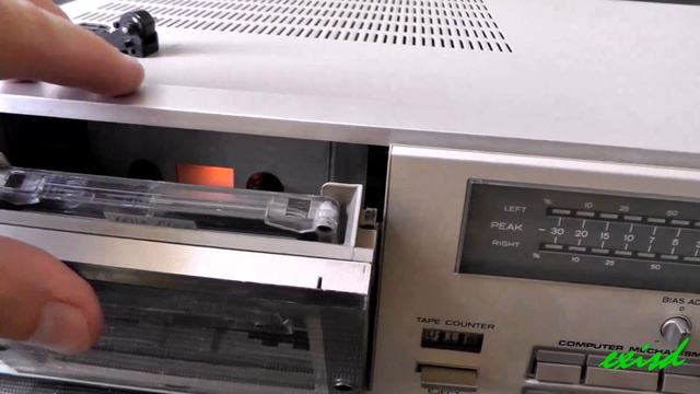 Hitachi D-E95 stereo cassette tape deck magnó смотреть онлайн