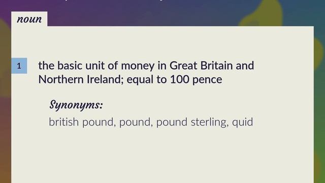 British pound sterling | meaning of British pound sterling смотреть онлайн