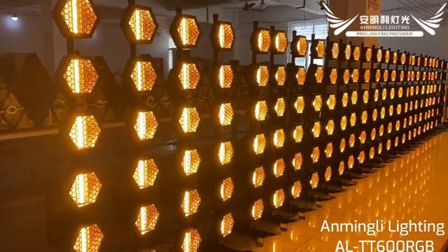 Rgb Hexaline Vintage Retro LED Light | DMX LED RGB Retro Lighting | Anmingli Lighting смотреть онлайн