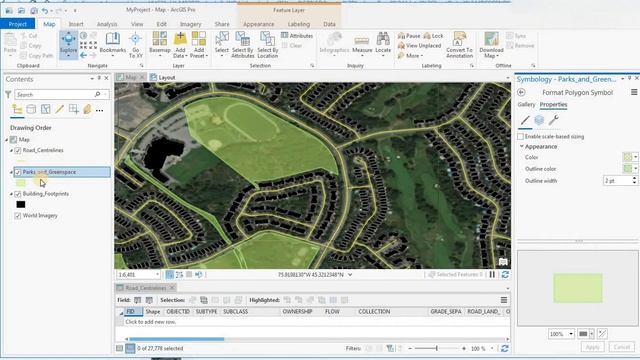 Layer Transparency Using ArcGIS Pro (ESRI). смотреть онлайн
