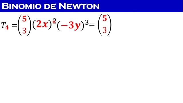 BINOMIO DE NEWTON (2x - 3y)⁵ | cálculo del 4to termino смотреть онлайн