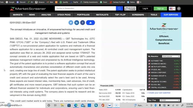 GBT Technologies Inc. (GTCH) Company Profile and Stock Analysis смотреть онлайн