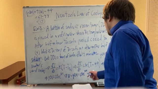 Math 142 Fall 2020 Session 11 Newton’s Law of Cooling смотреть онлайн