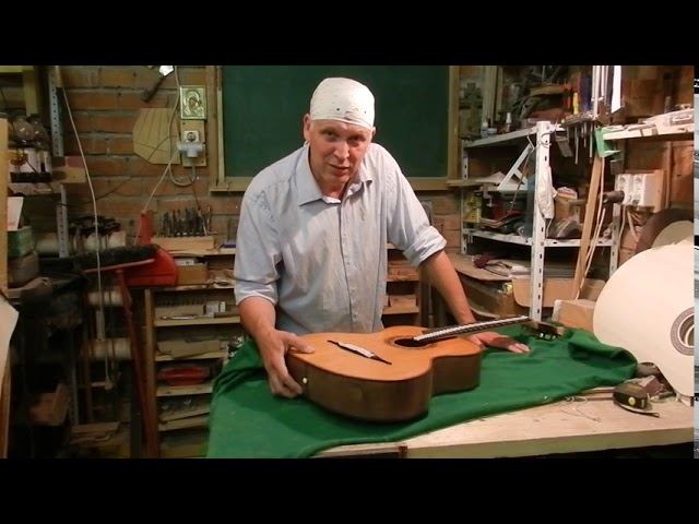 Обзор гитары мастера Александра Викторовича Шуляковского № 128 1977 года изготовления. смотреть онлайн