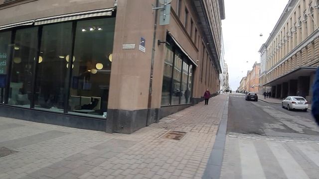 Хельсинки - трамвай из Катаянокка к музею Андерсона в Камппи