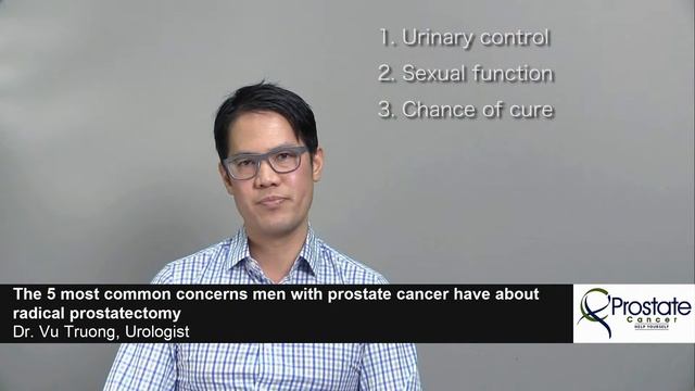 The 5 most common concerns men with prostate cancer have about radical prostatectomy - Dr. Vu Truon смотреть онлайн