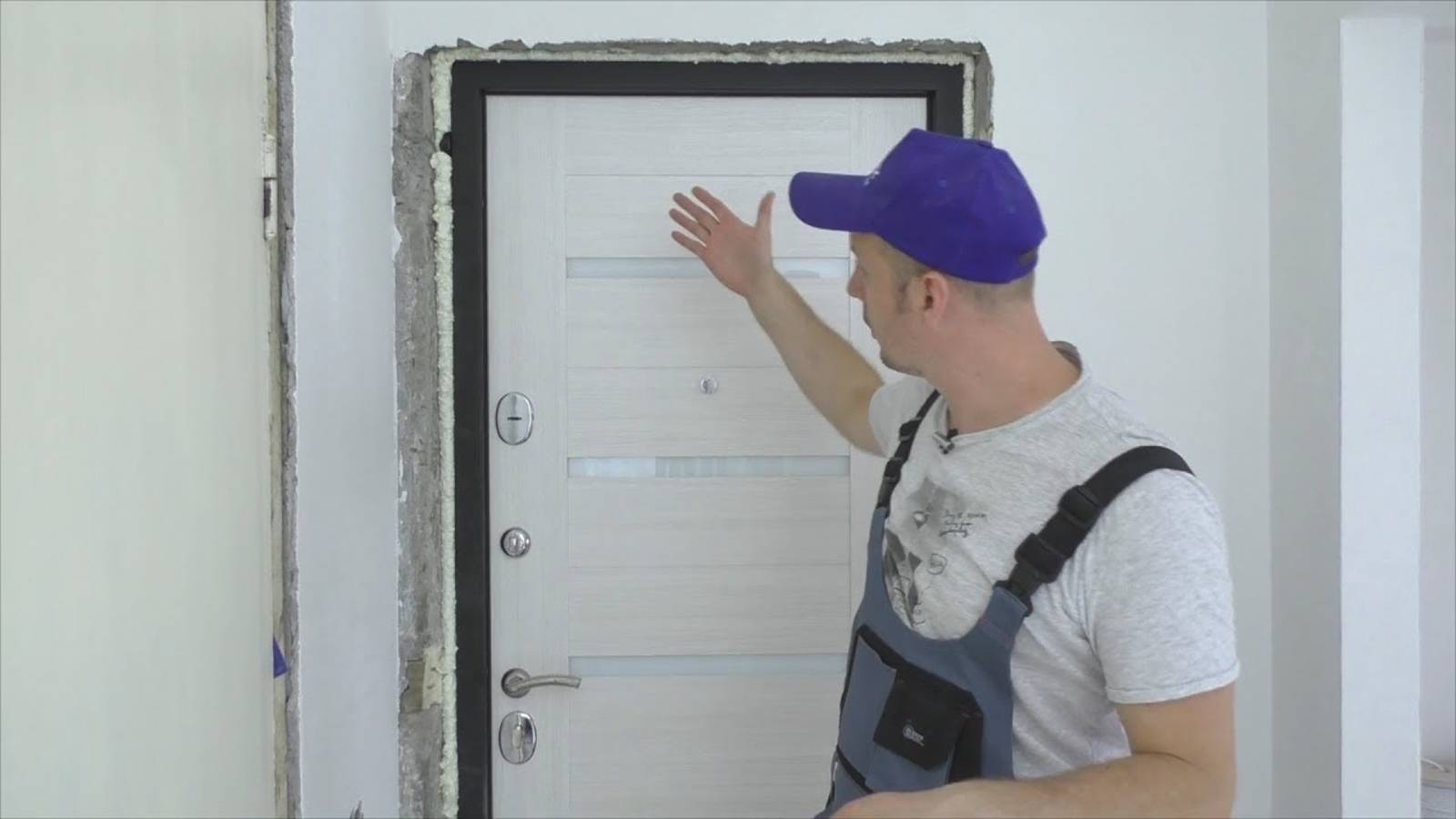 Как установить входную металлическую дверь. Правильно устанавливаем входную дверь смотреть онлайн