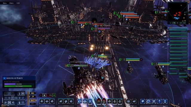 Skalgrim Mod - Imperial Navy vs Orks - Massive Battle - Battlefleet Gothic Armada 2 смотреть онлайн