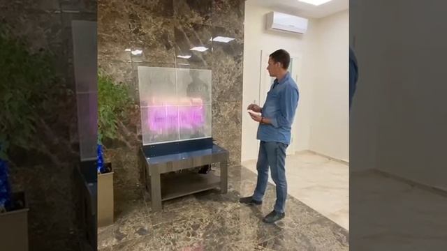 Прозрачный LED экран. Управление. смотреть онлайн