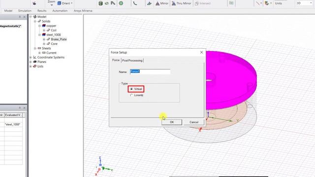 3D Magnetostatic Simulation of EMB Using Ansys Maxwell — Lesson 4 смотреть онлайн