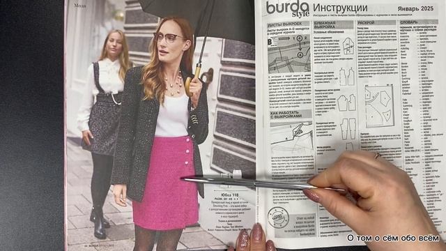 Обзор Burda Style 01/2025 МК от Бурда