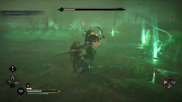 Assassin's Creed Valhalla Kill Goneril ( statue Wound 1/3 ) Trophy смотреть онлайн