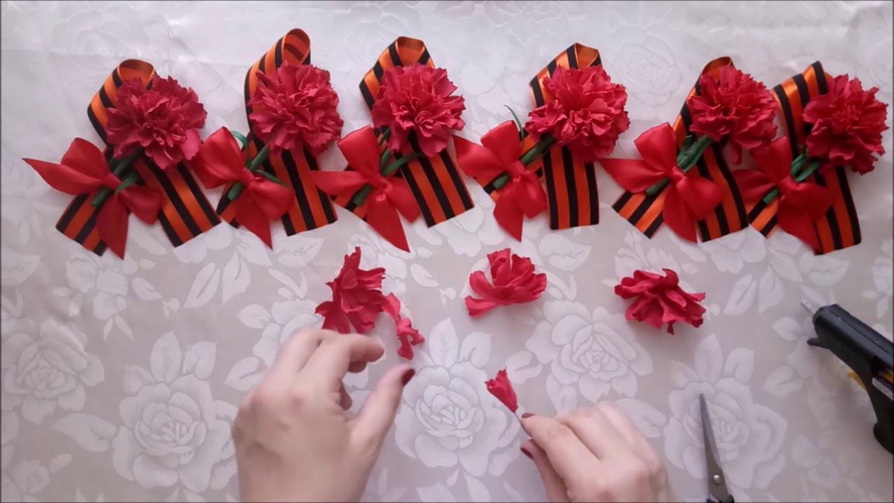 Мастер - класс по изготовлению броши - гвоздики смотреть онлайн