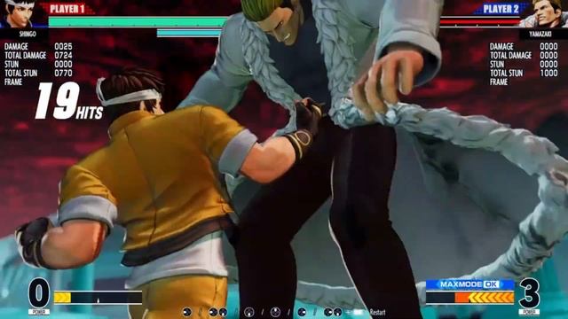 KOF XV: SHINGO - Raw MaxMode Combo 920+ Damage ! смотреть онлайн
