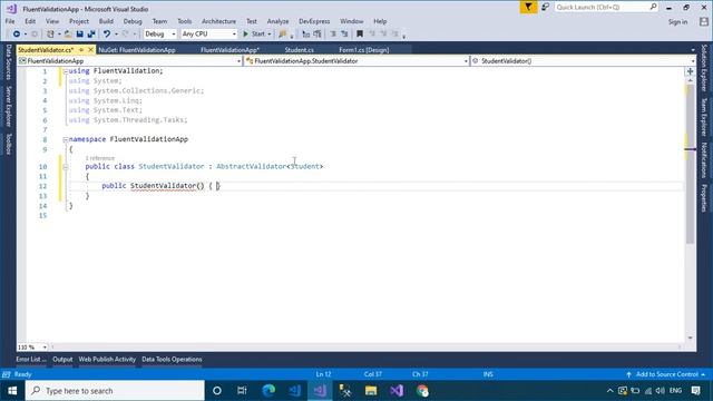 C# Tutorial - Fluent Validation in C# Windows Application | FoxLearn смотреть онлайн