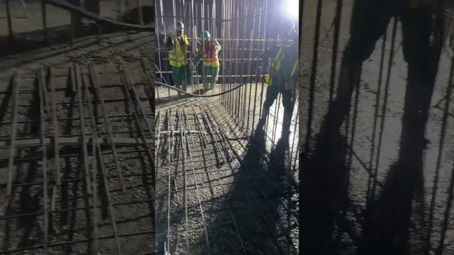 Post Tension Concrete Slab Casting @ Roof. #shortvideo #construction #shorts смотреть онлайн