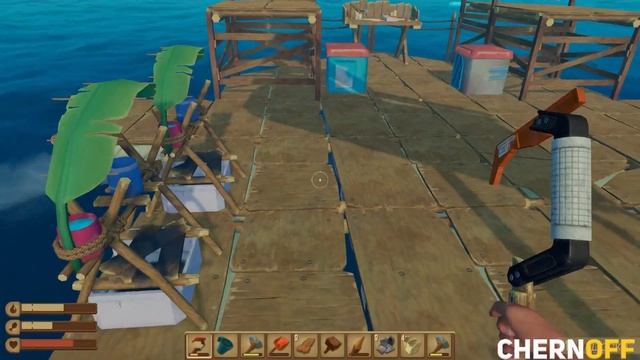 БРОСИЛ ДРУГА НА СЪЕДЕНИЕ АКУЛАМ!!!!!! Raft смотреть онлайн