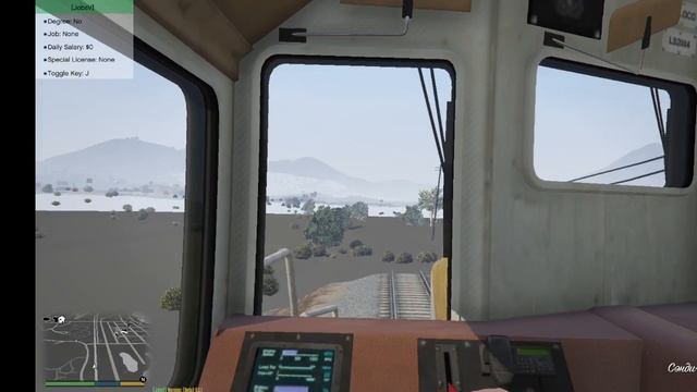 Grand Theft Auto V будни машиниста поезда (мод на машиниста поезда) смотреть онлайн