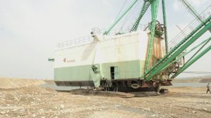 Шагающий экскаватор. Сделано в СССР