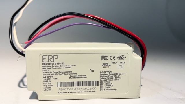 ESS015W-0350-42 – ERP LED Driver смотреть онлайн