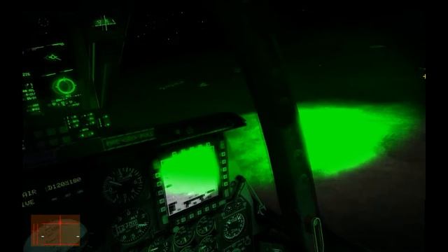 Test illumination M257 rocket from A-10C смотреть онлайн