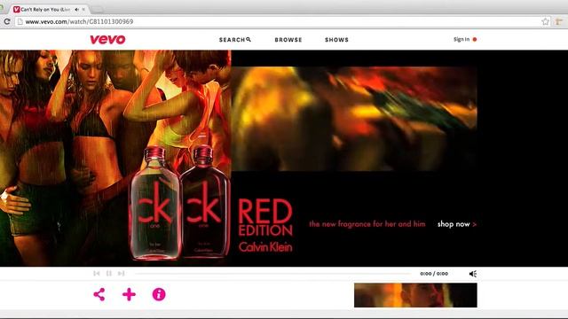 RED Edition Calvin Klein - Vevo Branded Canvas смотреть онлайн