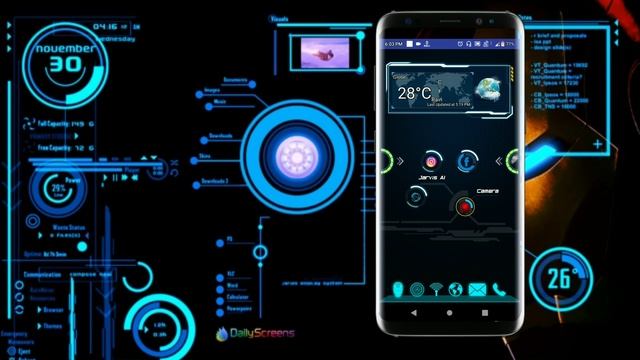 || How to install Jarvis on Android || best theme for Android || like iron Man || смотреть онлайн