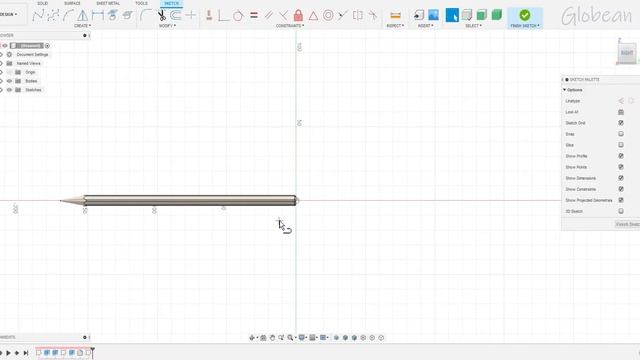 Fusion 360 | How to make a Pencil in computer | Pencil 3D Modeling | 연필 모델링 смотреть онлайн