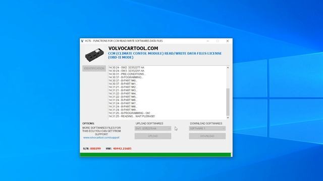 Чтение, запись блока климата CCM Volvo 2016+