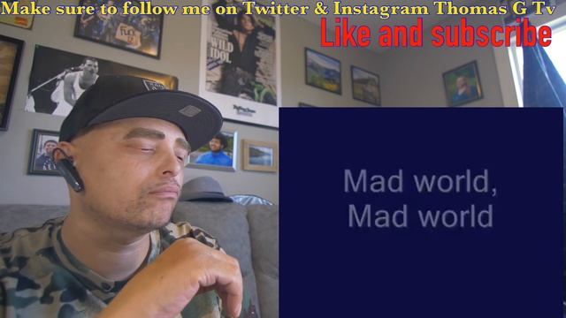 Thomas G reacting to music by Adam Lambert - Mad World - (audio) (lyrics) #queen #reaction смотреть онлайн