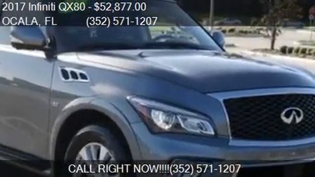 2017 Infiniti QX80 for sale in OCALA, FL 34474 at BMW PORSC смотреть онлайн